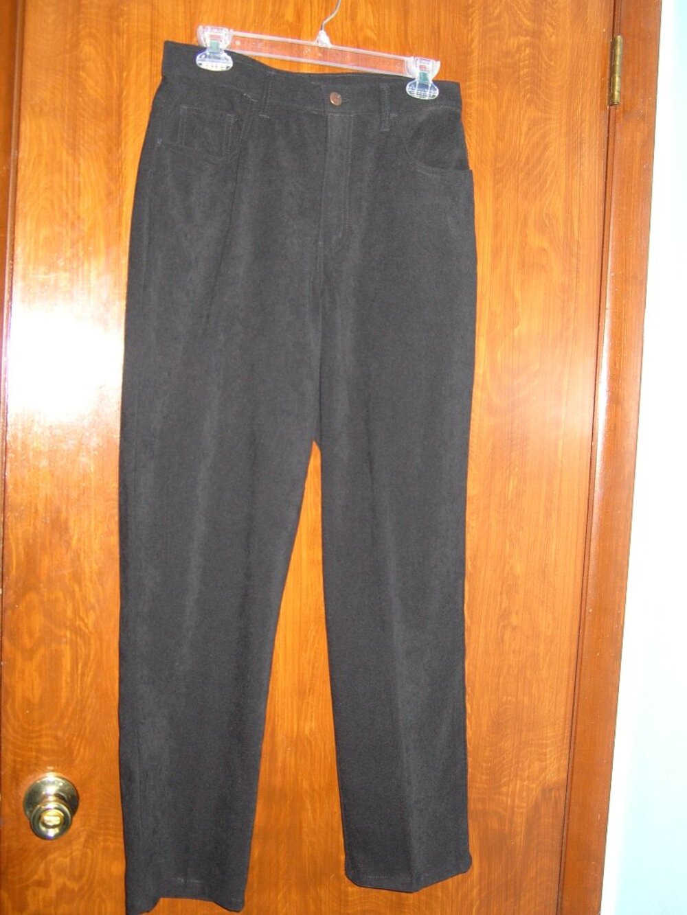 Bill Blass Women's Black Stretch Dress Pants Slacks Career Size 10P 30" L New E1